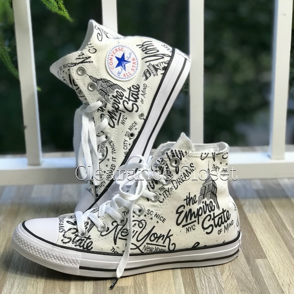 NWT Converse CT HI White/NYC WMNS AUTHENTIC - Picture 2 of 8